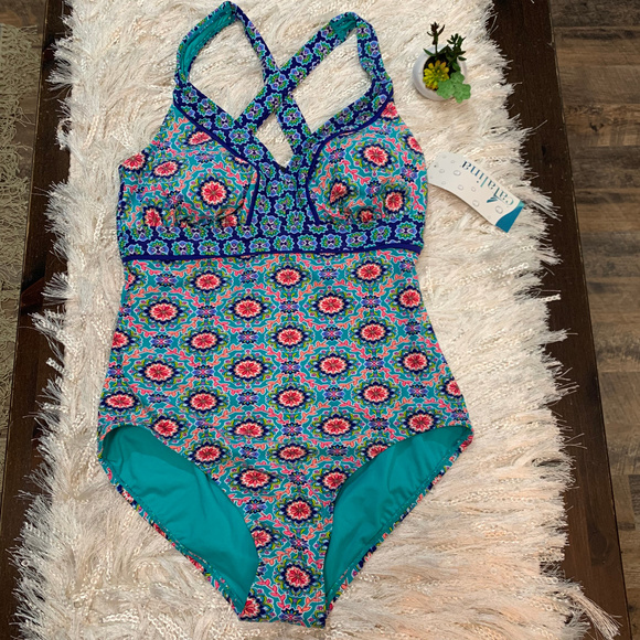 Catalina Other - Catalina 1 Piece Multi Color Floral Bathing Suit